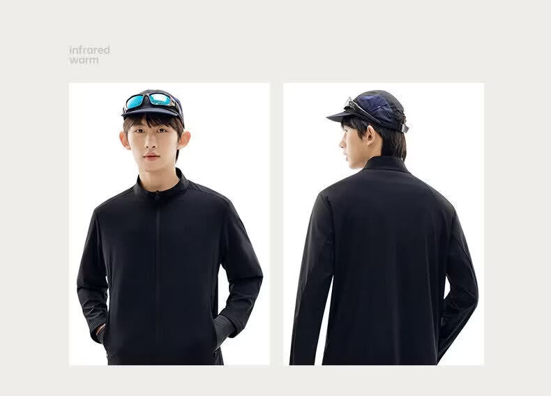 TECTOP Men's Summer Ice Skin Cooling Breathable Sports Cycling Sun Protection Jacket 25